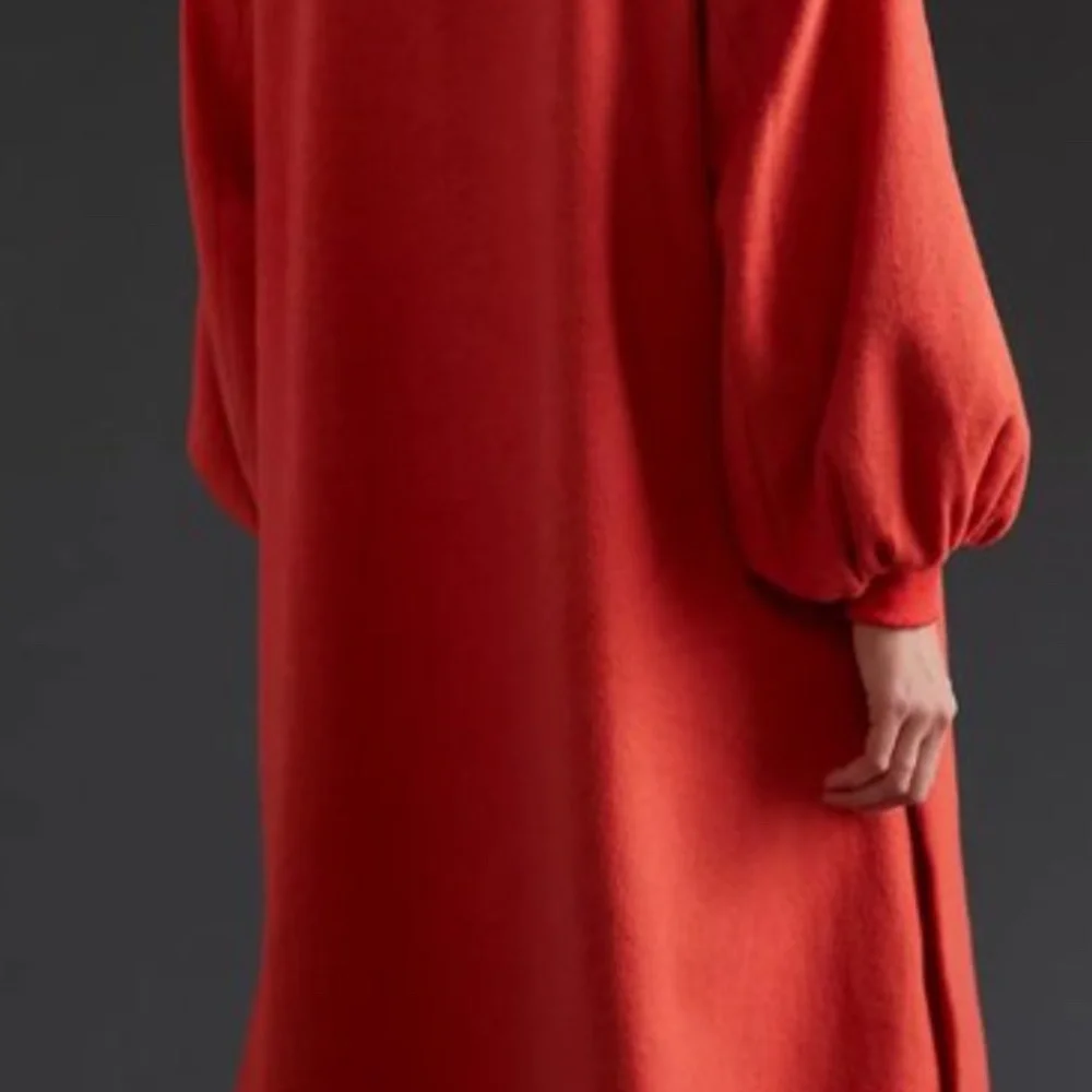 NWT Anthropologie dRA long wool coat with puff sleeves bohemian - Picture 4 of 7